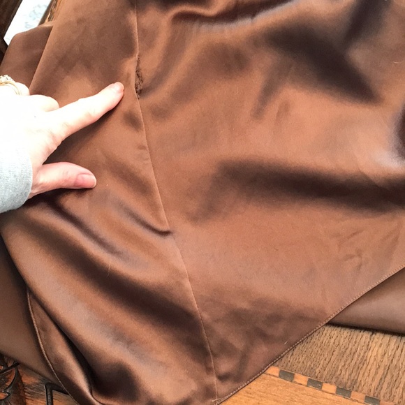 Vintage Satin Badgley Mischka Satin Gown - Picture 9 of 11